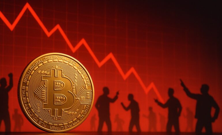 Kryptomarkt geht runter und erlebt größte Liquidation