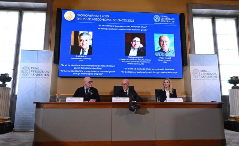 Alfred-Nobel-Gedächtnispreis für Forschung zu nachhaltigem Wachstum