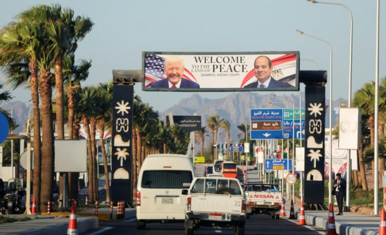 Vorbereitungen in Scharm el Scheich auf Gipfeltreffen mit Trump