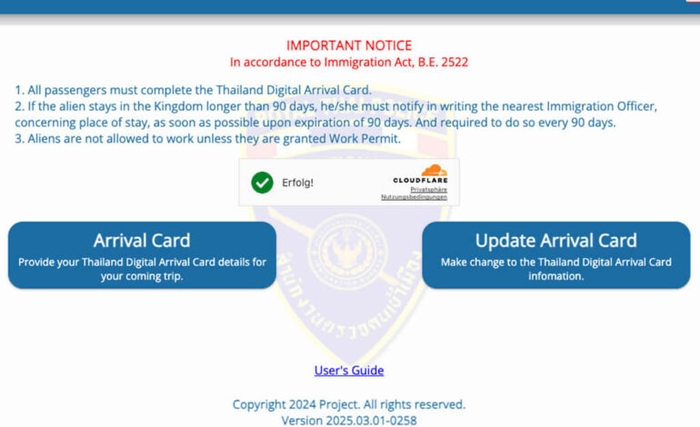 Thailand Einreiseformular (TDAC): Alles zur neuen Einreisekarte